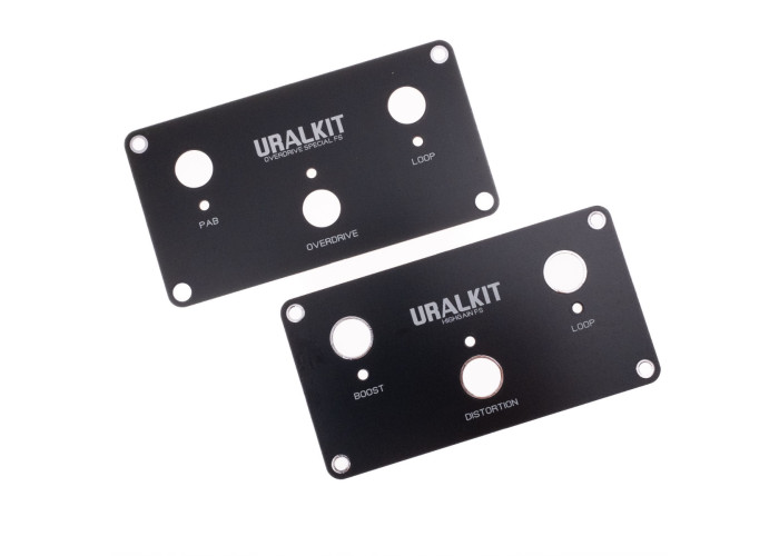 UralTone FS3 1590B - Kolminappinen jalkakytkin ledillä (ODS / High Gain) - paneeli