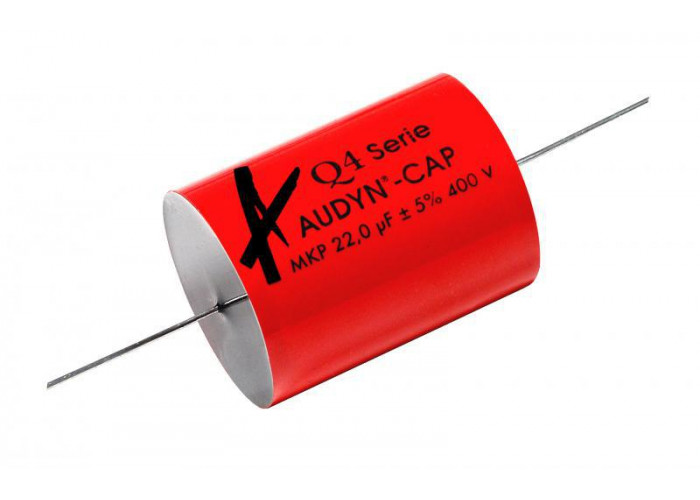 Audyn Q4 MKP HIGH END 0.1uF 400 V 5% AXIAL Kondensaattori