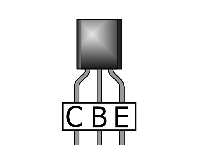 BC327-40 transistori 50V, 800mA, 625mW, TO92