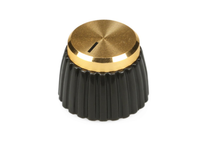Marshall original part - gold top potentiometer knob D shaft