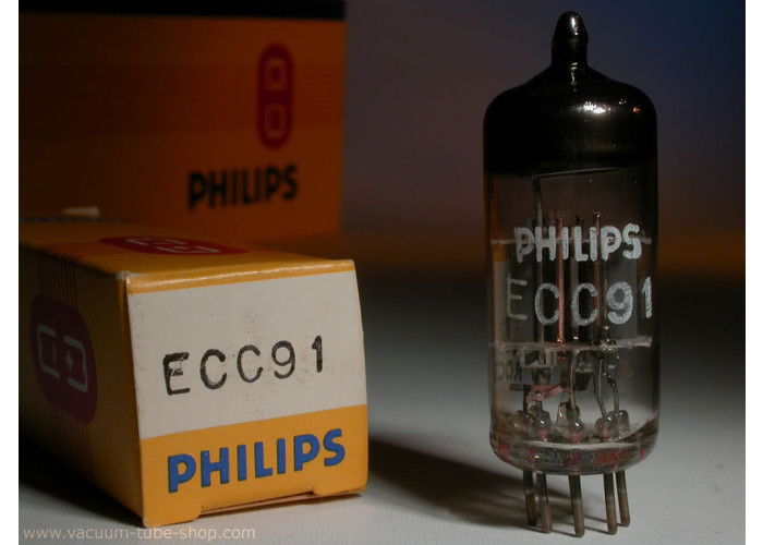 ECC91 (=5964, 6N15P, CV4031, 6J6) Philips Holland - nos tube