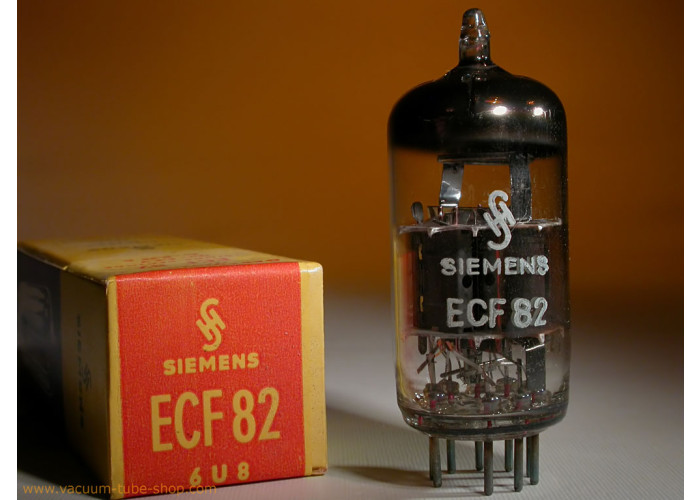 ECF82 (=6U8, 6AU8A, PCF82, 6F1P) Siemens Germany - nos tube