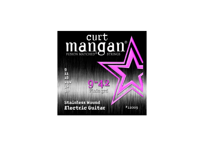 Curt Mangan 9-42 Stainless Steel Set - Sähkökitaran kielisetti