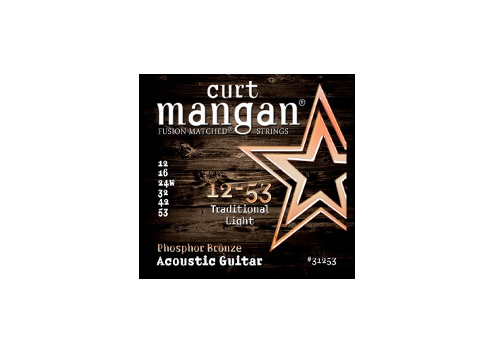 Curt Mangan 12-53 PhosPhor Bronze Traditional Light- Teräskielisen akustisen kielisetti