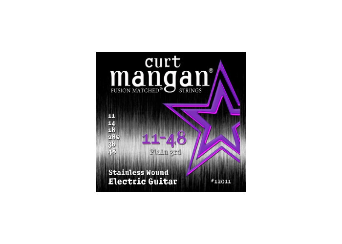 Curt Mangan 11-48 Stainless Steel Set - Sähkökitaran kielisetti