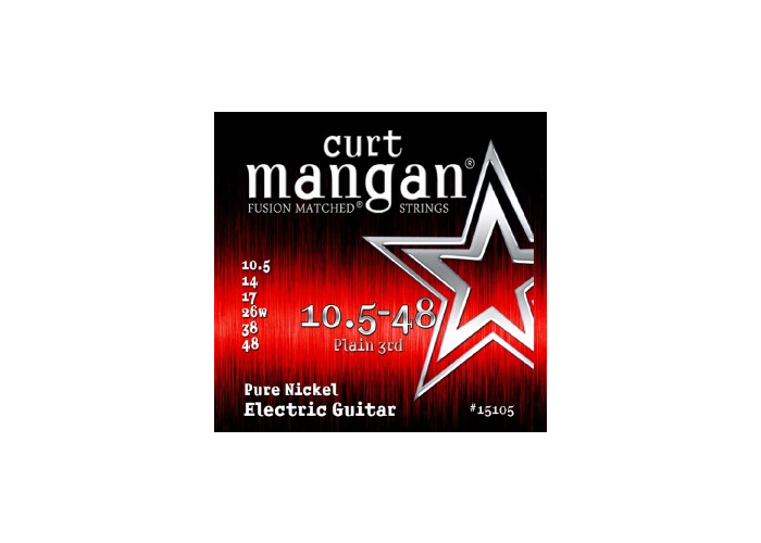 Curt Mangan 10.5-48 Pure Nickel Set - Sähkökitaran kielisetti