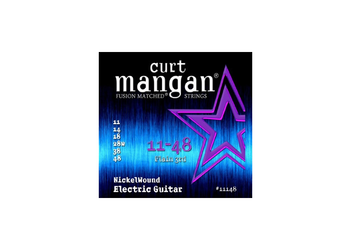 Curt Mangan 11-48 Nickel Wound Set - Sähkökitaran kielisetti