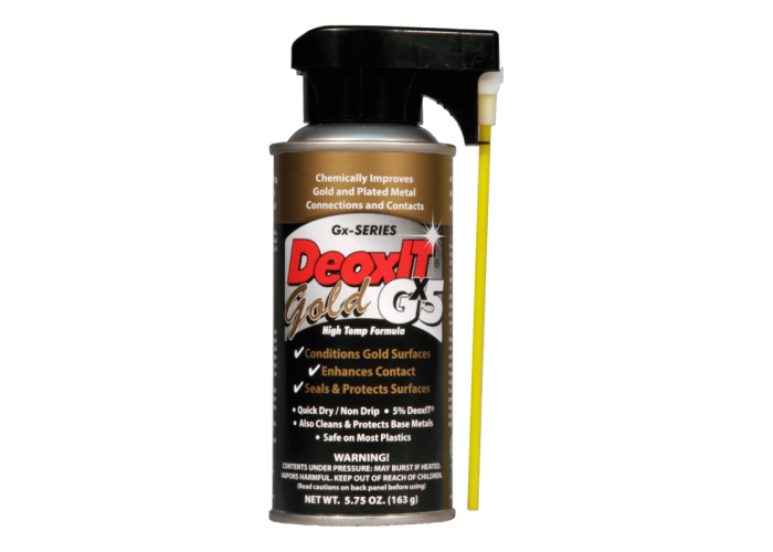 DeoxIT® GOLD Gx Series, GX5S-6N Spray 5% solution, 163gr.