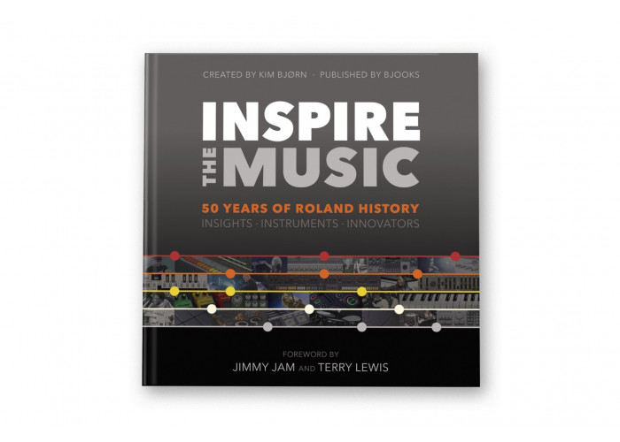 INSPIRE THE MUSIC – 50 Years of Roland History kirja (Bjooks)