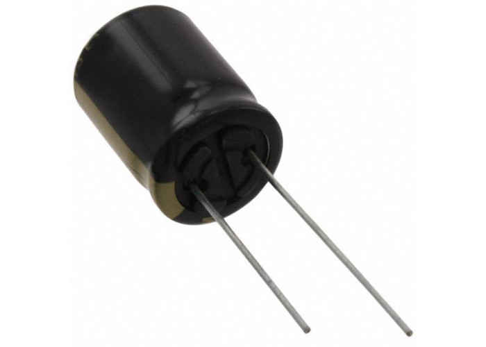 100uF / 16V elektrolyyttikondensaattori Low ESR
