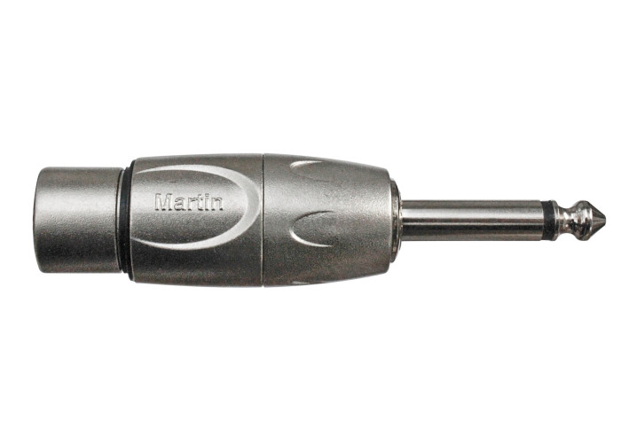 MARTIN XLR naaras - 6.3mm plugi (uros) MONO adapteri 