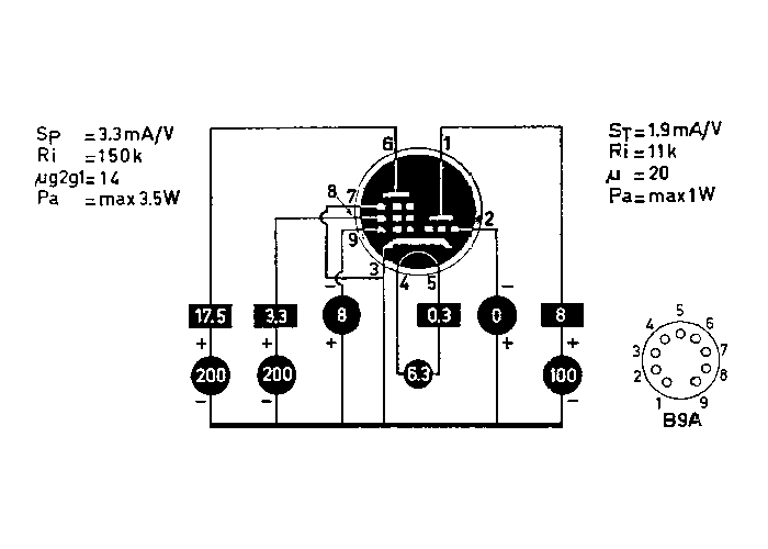 ECL80 (=6AB8) Telefunken West Germany - nos tube