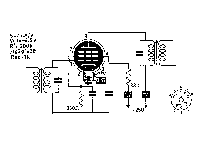 EF14 Telefunken Germany - nos tube