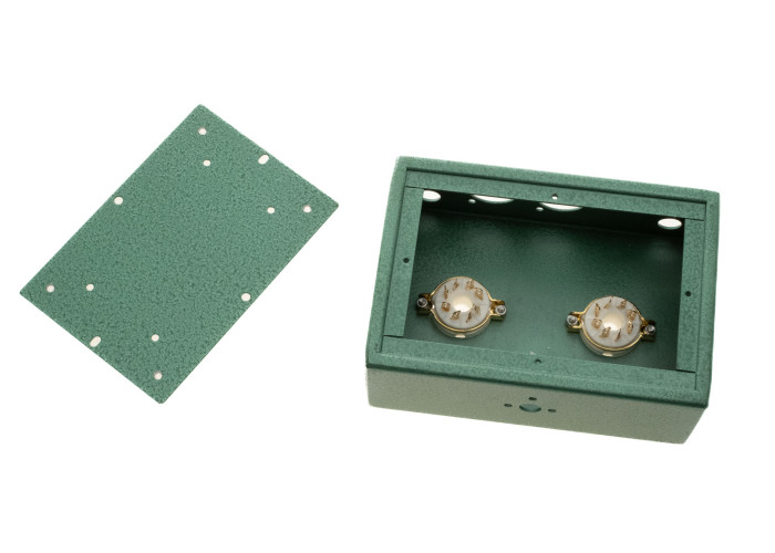 VRSC putkietuasteen laitekotelo 150x108x53mm vintage green