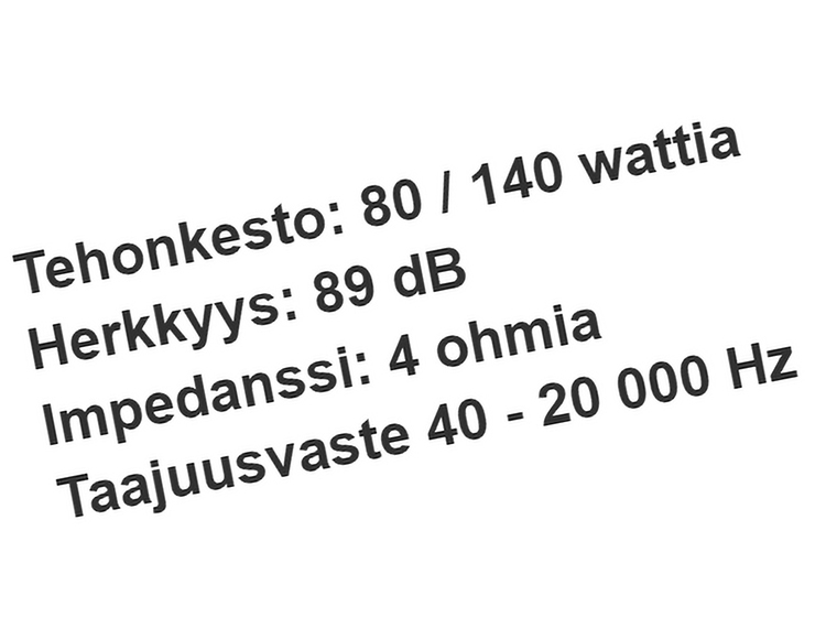 Kaiutintekniikan perusteet osa 1, mitä kaiuttimen ulkonäöstä ja esitenumeroista voi päätellä?